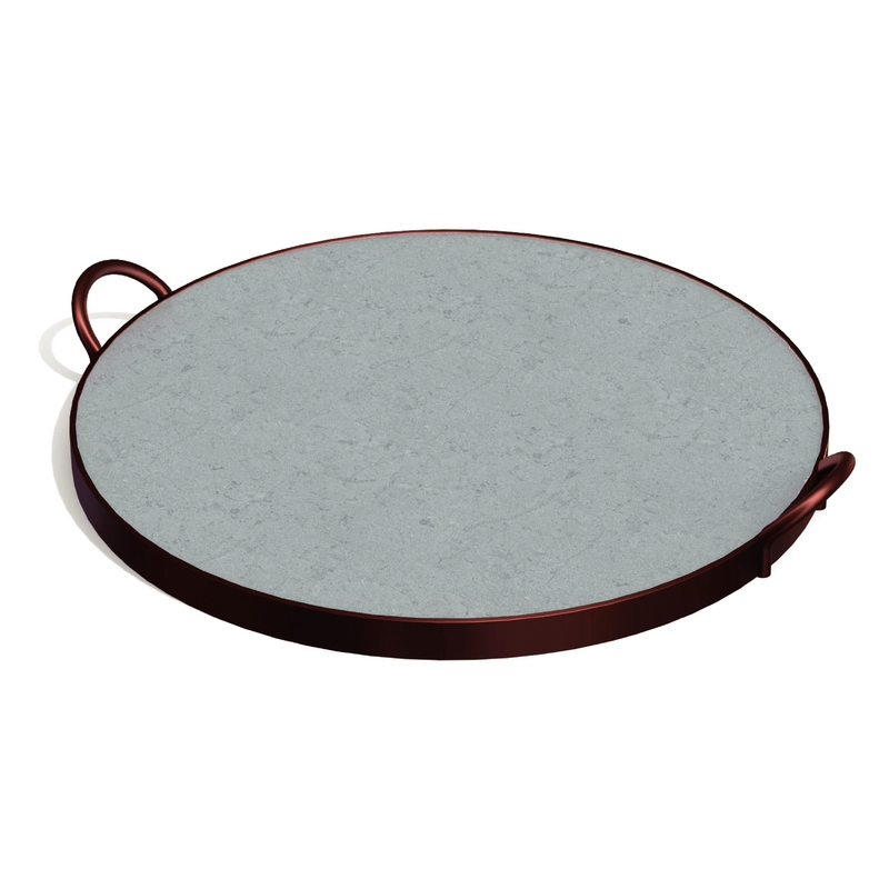 [10399029] ASADERA DE PIEDRA JABON Ø 38 CM  PIZZA