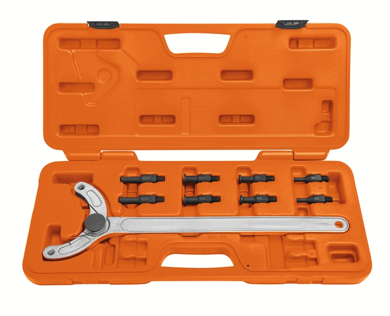 [46004000] HERRAMIENTA AUTO AJUSTABLE PARA TRABAR POLEAS DE DISTRIBUCIÓN DE VÁLVULAS