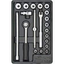 [44980017] JUEGO DE DADOS 3/8" 20 PIEZAS