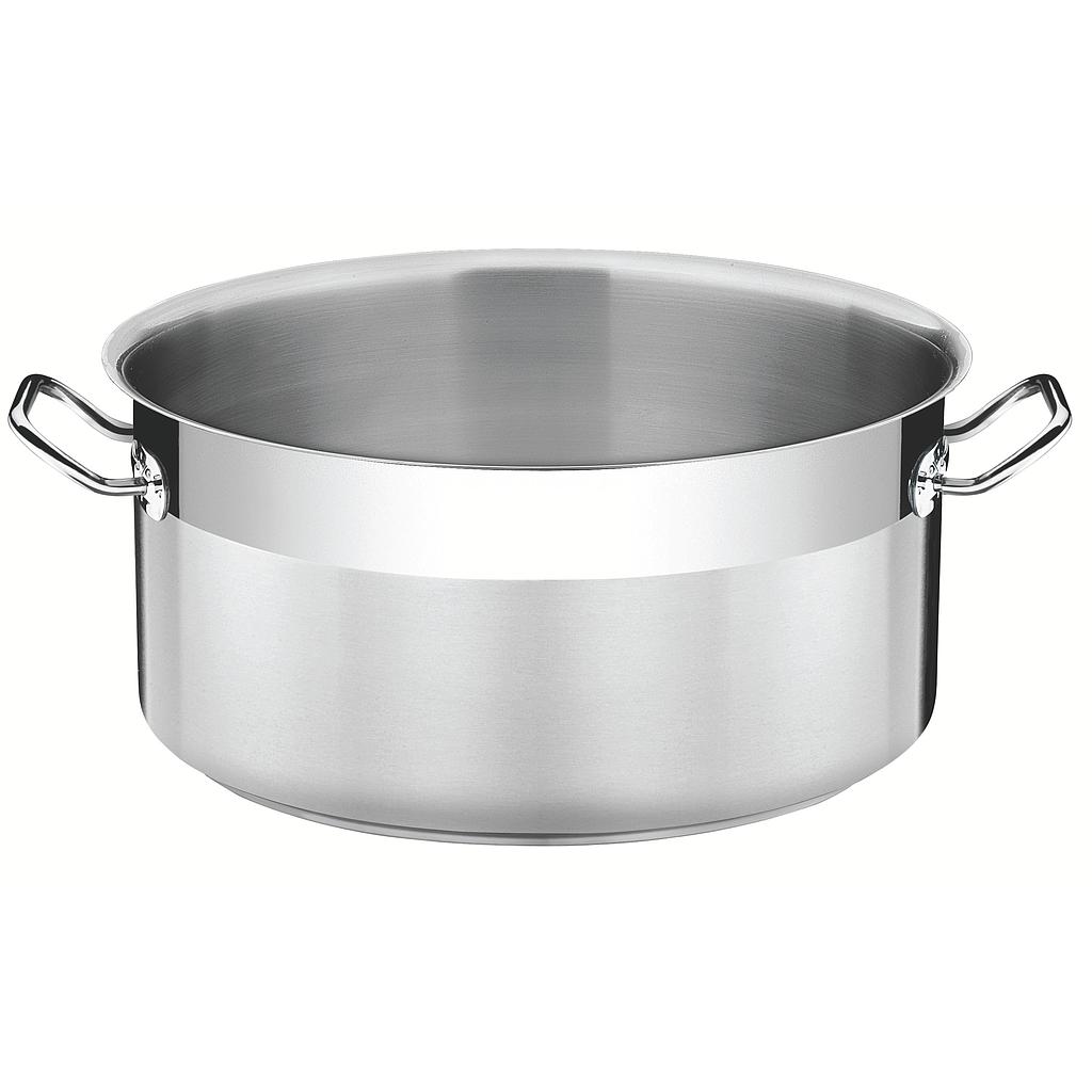 [62644360] OLLA EMPRESARIAL SIN TAPA CON FONDO TRIPLE DE ACERO INOXIDABLE Ø 36CM- 22.3 LT S/TAPA