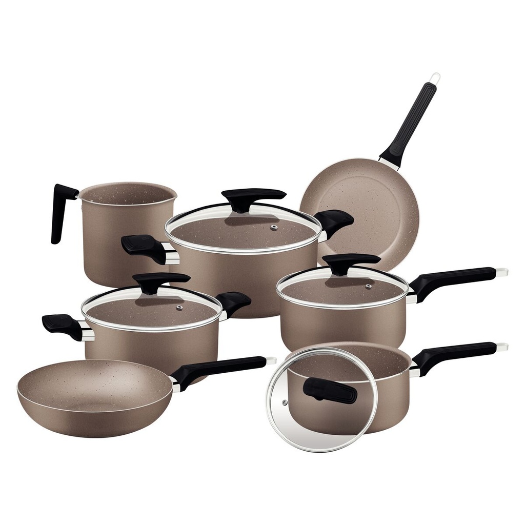 [28599462] BATERIA DE COCINA 7 PZAS MILAZZO