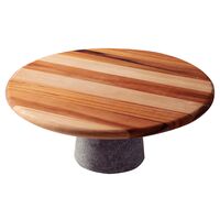 [13593351] TABLA PARA TORTA CON SOPORTE DE PIEDRA 32CM PROVENCE