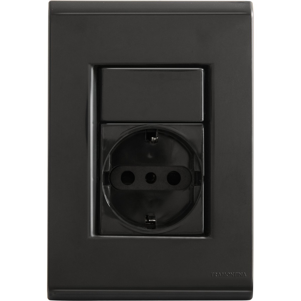 [57173023] TOMACORRIENTE SCHUCKO 2P+T 16A LIZ GRAFITO