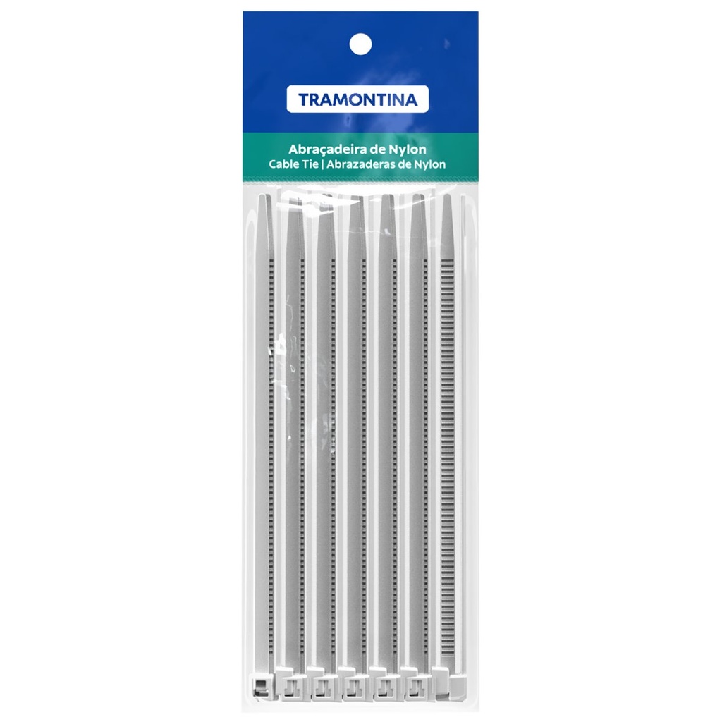 ABRAZADERA 190 X 3.4 MM BLANCA