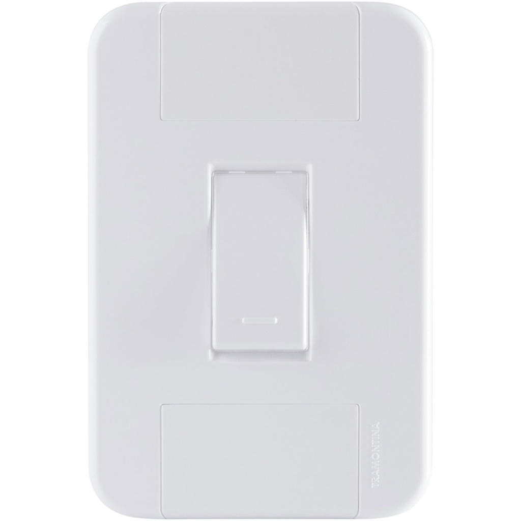 CONJUNTO ARMADO INTERRUPTOR SIMPLE 10A 250V BLANCO TABLET
