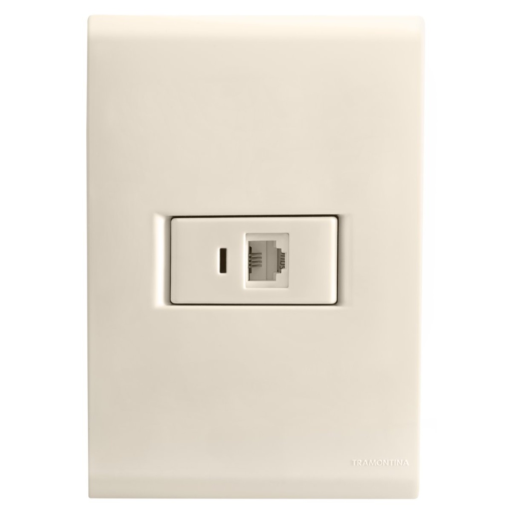 [57171019] CONJUNTO ARMADO TOMA RJ11 TELEFONO BEIGE LIZ