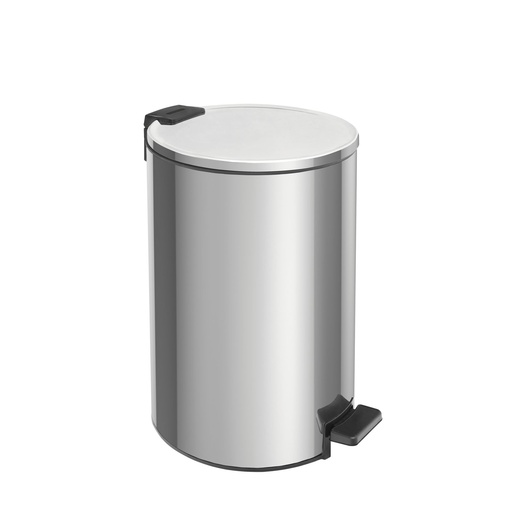 BASURERO INOX C/PEDAL LOOP 20L